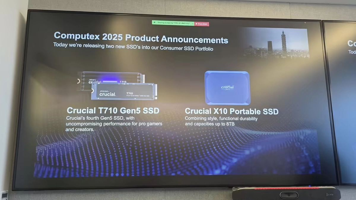 图片[1] - 英睿达发布 14.9 GB/s 的 T710 固态硬盘 - SHABI PLUS